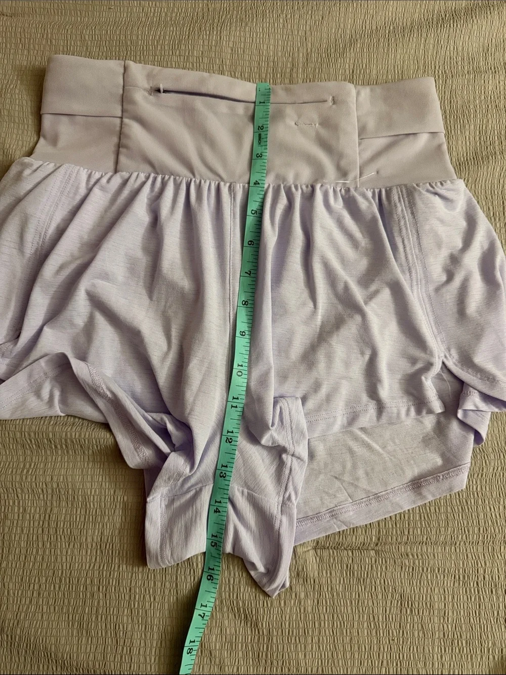 Free People LIGHT AS AIR HIGH WAIST RUNNING SHORTS IN Lavender